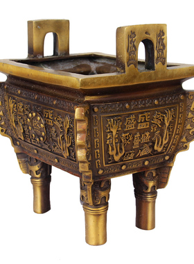 铜盛鼎鼎盛千秋摆件工艺礼品鼎摆件