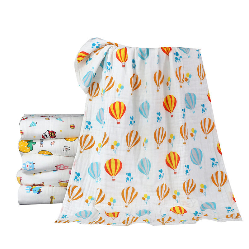 婴儿浴巾泡泡棉纱布吸水柔软婴童宝宝洗澡裹巾柔软口水洗脸巾六层,淘宝优惠券,粉丝福利购,淘宝优惠卷