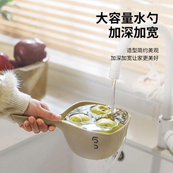 厨房家用加厚水瓢长柄加深浇菜水舀摔不坏面瓢可悬挂家用塑料水勺,淘宝优惠券,粉丝福利购,淘宝优惠卷