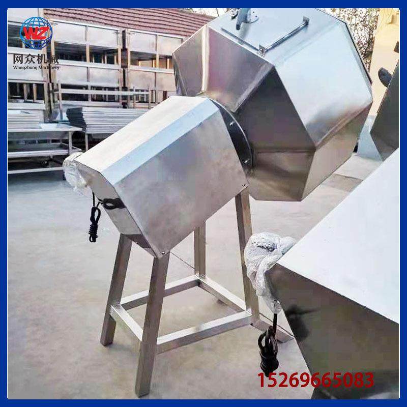 不锈钢八角拌料机肉类腌制调味机奶枣裹粉机辣条搅拌桶饲料混合,淘宝优惠券,粉丝福利购,淘宝优惠卷