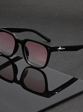 凯罗仕方框黑色防紫外线痞帅复古