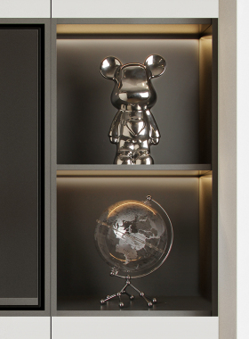 电视柜摆件轻奢客厅酒柜玄关柜软装饰品壁龛装饰柜书柜高档摆设