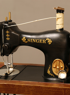 80年代老式物件缝纫机复古怀旧小摆件家居装饰品道具工艺品摆设