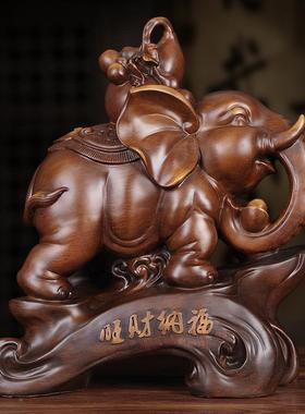 带来财富和宝藏，吉祥如MX717意的象装品，一对家饰庭客厅，镇屋