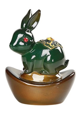 十二生肖兔家居装饰摆件创意客厅办公室茶室茶桌摆设茶宠可养变色