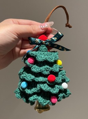 新家的100个快递圣诞树门把手挂件卧室房间装饰布置家居摆件