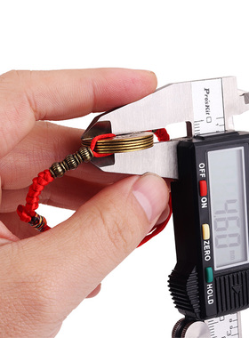 五帝钱手链男铜钱手链编织绳女黄铜红绳脚链古五币帝钱情侣手链