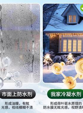 窗户防冷凝水玻璃窗户吸水贴除防雾喷剂防哈气冬天窗户防淌水神器