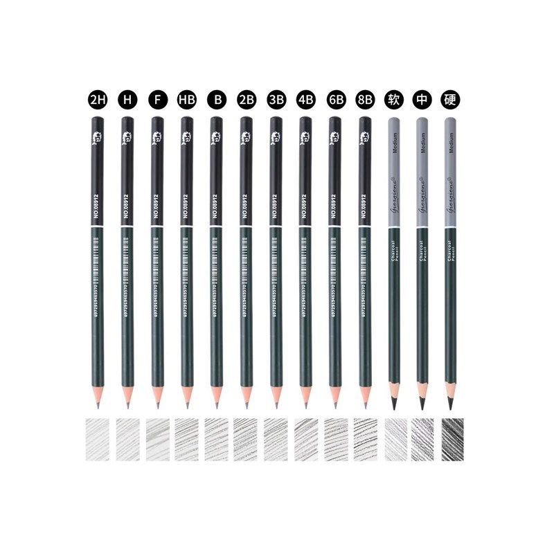 乔尔乔内素描铅笔工具套装美术生专用炭笔速写素描笔铁盒装初学者,淘宝优惠券,粉丝福利购,淘宝优惠卷