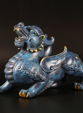 新款大号铜貔貅铜摆件店铺开业礼品家居客厅办公室装饰品乔迁新