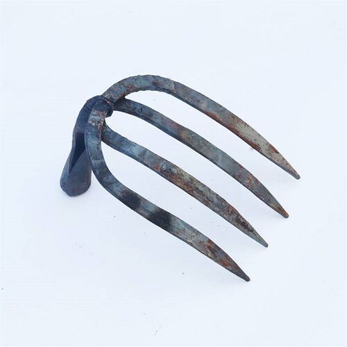 锻打耙子四齿耙扁耙松土钉耙翻土种菜农具水泥耙开垦W赶海工具农 - 图2