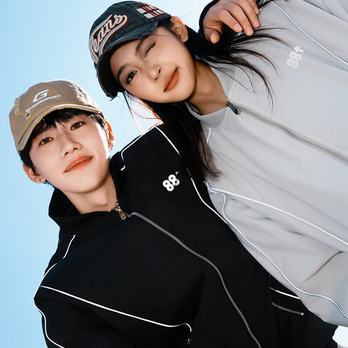 八八上升88rising 美式反光工装休闲立领防风保暖羽绒服男女同款 - 图3