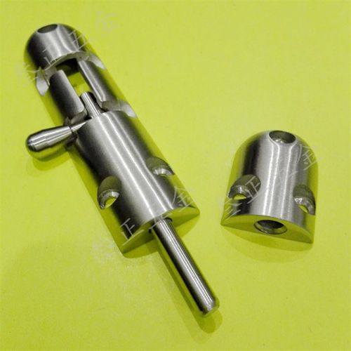 叁正插销锁加厚304不锈钢精铸插销门栓锁扣木门防盗门扣3寸5寸7寸 - 图1