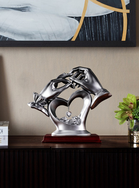 执子之手摆件送新婚庆纪念日创意家居房间客厅酒柜装饰品结婚礼物