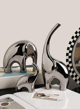 贝美汉简代约现22051801家居摆设轻柜奢大象工艺品客厅酒电视柜装