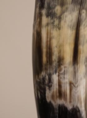 一枚橙 天然中古牛角售楼部样板房茶几台面压书摆件电视柜装饰品