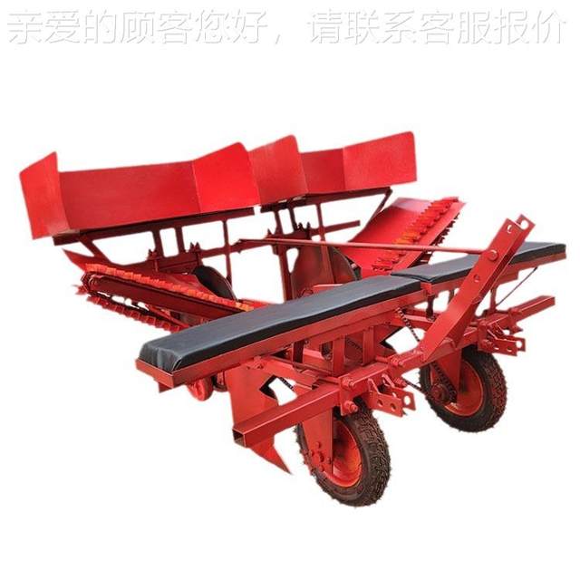 Double row green onion transplanting ZMP chrysanthemum machine for agricultural majors Shandong onion planting machinery