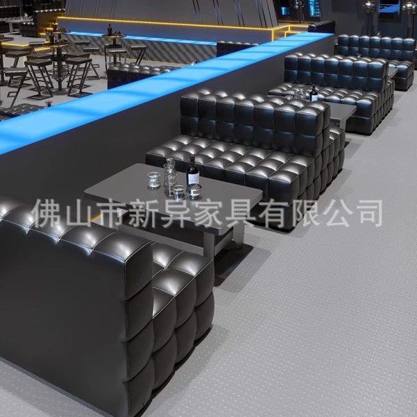 定制酒吧散台清吧脚桌椅KTV包厢转角LU型沙发桌椅组合发光茶几,淘宝优惠券,粉丝福利购,淘宝优惠卷