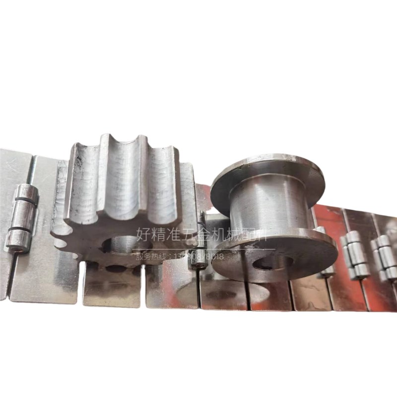 812链板配套钢制链轮平顶链板主动轮被动轮齿轮单铰W链板传动链轮 - 图3