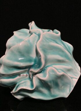 石湾公仔陶瓷花瓶创意家居客厅博古架电视柜饰品摆件植物工艺礼品