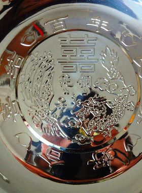 铜盆龙凤盆喜字盆福禄到家百年好合也可用作焚烧元宝 纸