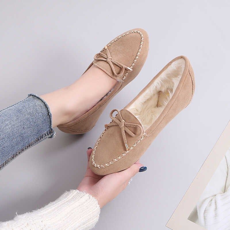 毛毛鞋女豆豆鞋冬季外穿2024新款加绒保暖棉鞋工作内增高坡跟单鞋,淘宝优惠券,粉丝福利购,淘宝优惠卷