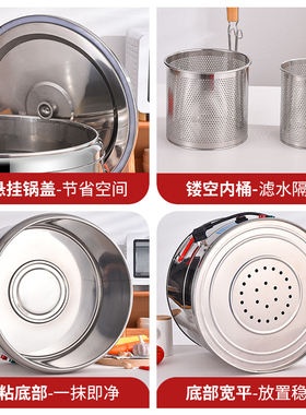 商用煮面炉电热汤面桶熬汤粉蒸煮饺子锅麻辣烫关东煮机台式下面桶