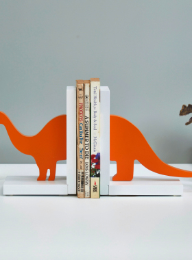 儿童房兔子书挡摆件书桌面卡通可爱动物家居装饰房间书房书立书靠