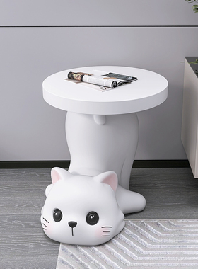 可爱猫咪大型落地摆件电视柜沙发旁床头柜茶几家居装饰品乔迁礼物