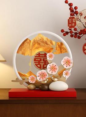 贝汉美喜上眉梢流沙画摆件高级感小众装饰品结婚送闺蜜新人礼物