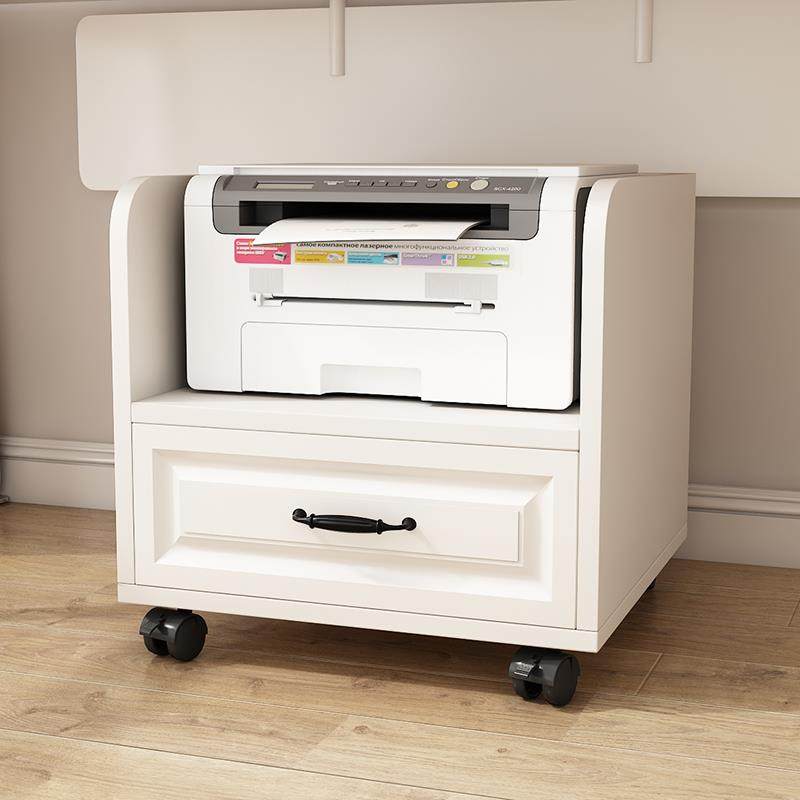 Simple desktop computer host placement cabinet under the table printer rack floor-standing chassis storage machine support main cabinet