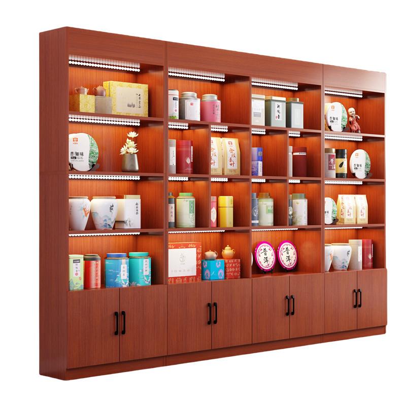 展示柜产品陈列柜店铺货柜红酒柜茶叶柜烟酒货架置物架可定做定制 - 图3