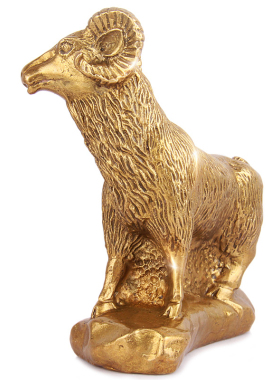 天御阁铜12十二生肖羊摆件工艺品招财客厅办公室家居装饰品礼品