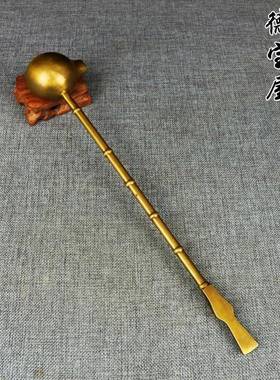 纯铜酒仿ZSR古铜器勺茶勺汤家居酒勺店茶道日用装艺饰工创意礼品