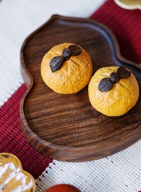 葫芦盘/c黑胡桃木盘茶道壶承垫小茶盘托盘功夫茶具收纳