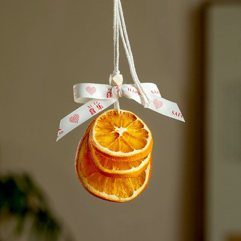 大橘大利橙片汽车挂件干花车挂装饰墙挂氛围感心想事橙车挂饰装饰,淘宝优惠券,粉丝福利购,淘宝优惠卷