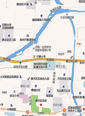2021新款郑州j市城区地图办公室挂图高清防水墙壁装饰实物推荐定