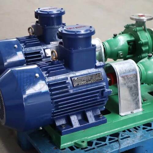 IH100-65-250型卧式2205双相不锈钢高温化工泵半开式叶轮离心泵 - 图1