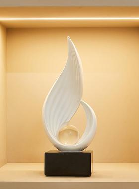 轻奢高档风生水起艺术高级感摆件客厅电视柜酒柜办公室家居装饰品