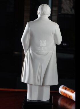 邓小平陶瓷像发展才是硬道理陶瓷邓小平全身立像塑像办公家居摆件