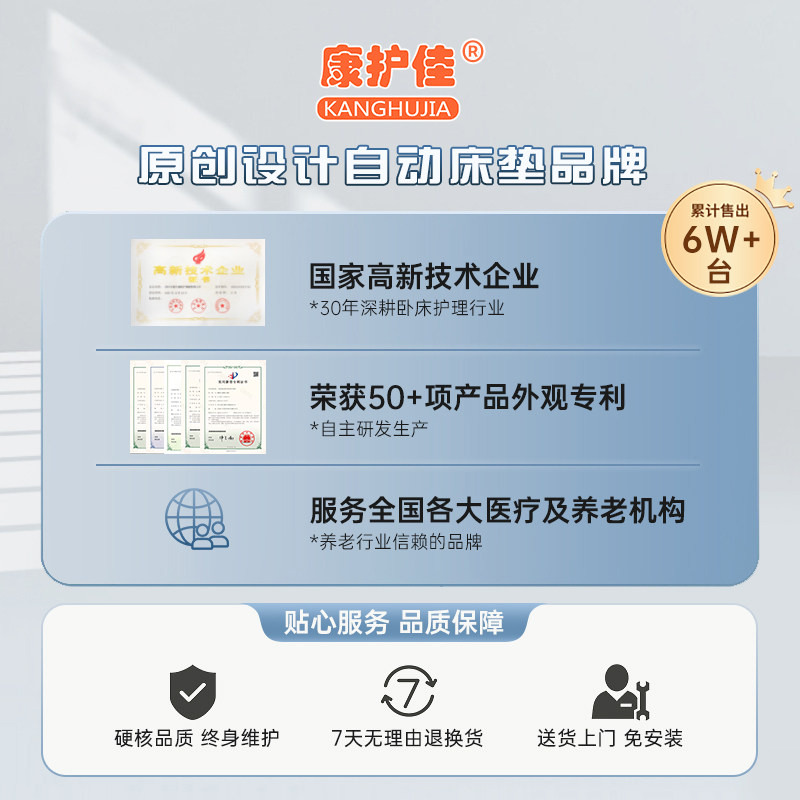 康护佳自动升降床垫家用瘫痪病人护理卧床老人电动起身起床辅助器,淘宝优惠券,粉丝福利购,淘宝优惠卷