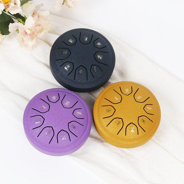 4.5寸8音空灵鼓 迷你小鼓色空鼓钢舌鼓儿童礼物入门简单小乐器,淘宝优惠券,粉丝福利购,淘宝优惠卷