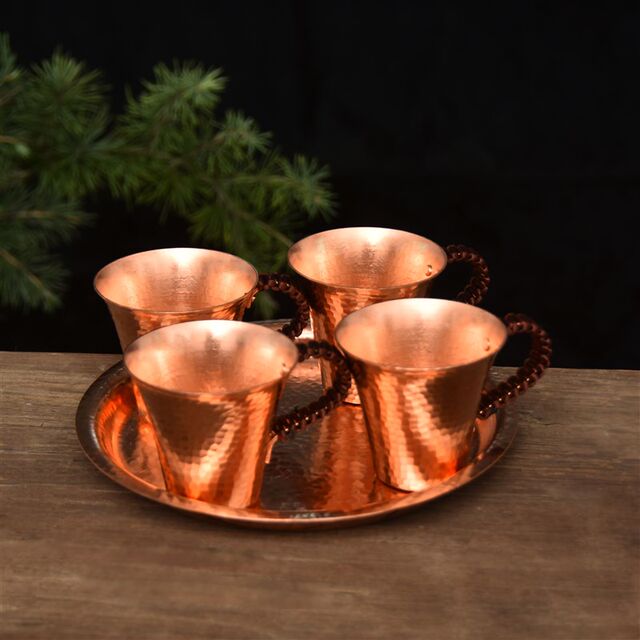 Pure copper handmade copper cup, cold water cup, copper water cup, pure copper tea cup, handmade T thickened copper dining utensils