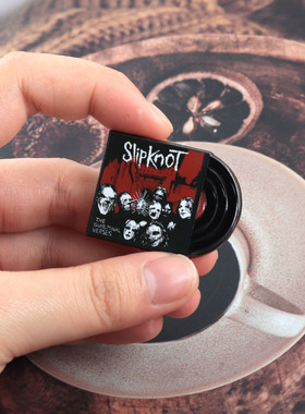 活结乐队徽章slipknot摇滚朋克胸针金属饰品音乐爱好者礼物