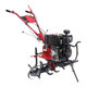 Full gear diesel micro-tiller for agricultural paddy fields loosening soil and weeding trenching land and digging electromechanical start rotary tiller weeding
