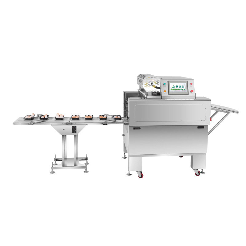 生鲜肉类全自动保鲜包装机 自动传送贴标称重 超市保鲜膜打包机,淘宝优惠券,粉丝福利购,淘宝优惠卷