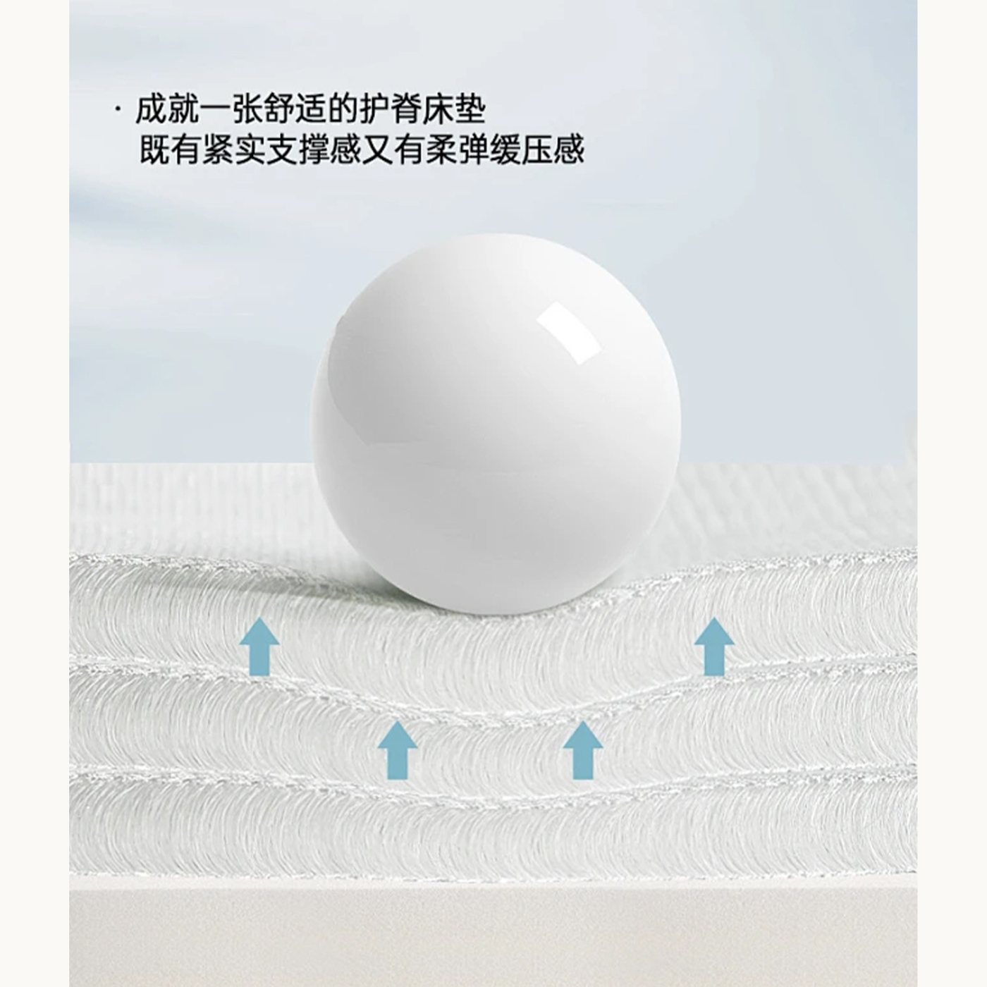 无胶水3D床垫德国空气纤维丝可水洗无甲醛透气防潮家用席梦思定制 - 图3