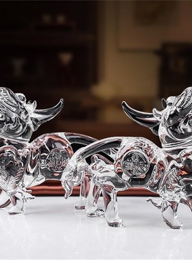 水晶貔貅招财摆件财源滚滚聚财皮丘客厅玄关店铺收银装饰开