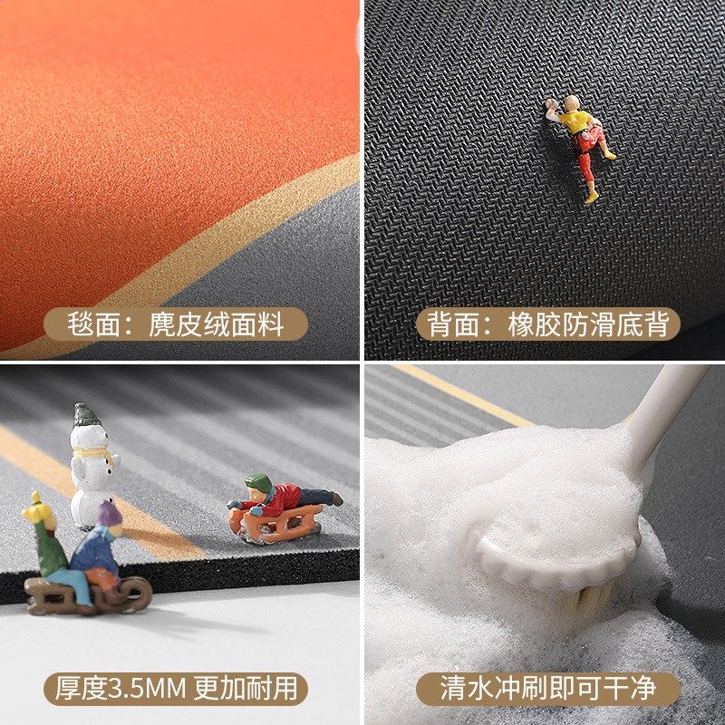 厨房专用地垫2024新款防水脚垫l型吸水垫子防滑防油可擦免洗地毯,淘宝优惠券,粉丝福利购,淘宝优惠卷