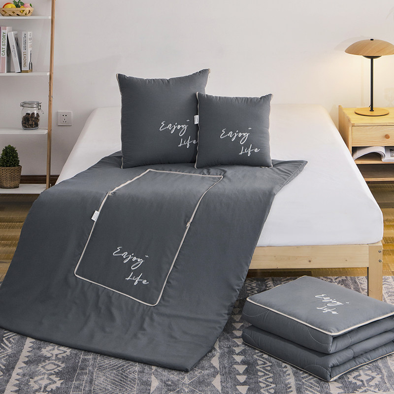 折叠抱枕被子两用纯色汽车沙发靠垫简约办公室午休空调被大号四季,淘宝优惠券,粉丝福利购,淘宝优惠卷